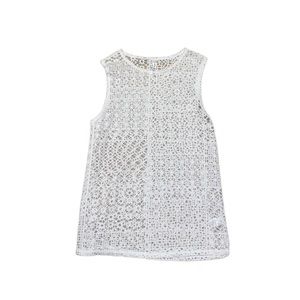 RVCA mesh lace style sleeveless top oversized fit